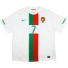 Portugali Ronaldo 7 2010 Pelipaita Vieras Retro