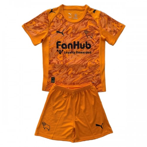 Derby County Pelipaita Maalivahti 2025-26 Oranssi - Lasten Derby County Pelipaita Maalivahti 2025-26 Oranssi - Lasten