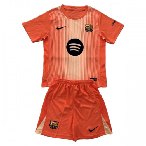 FC Barcelona Pelipaita Maalivahti 2025-26 Oranssi - Lasten FC Barcelona Pelipaita Maalivahti 2025-26 Oranssi - Lasten