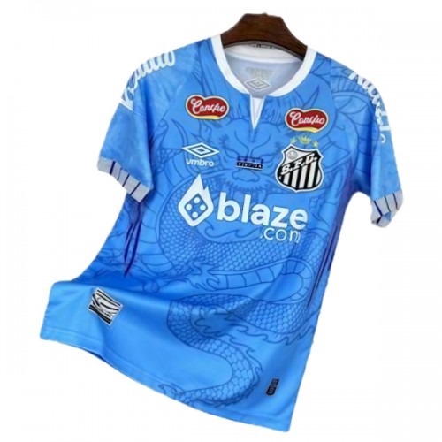 Santos FC Dragon Pelipaita 2025-26 Sininen Santos FC Dragon Pelipaita 2025-26 Sininen