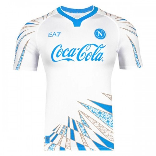 SSC Napoli Pre-Match Pelipaita 2025-26 Valkoinen SSC Napoli Pre-Match Pelipaita 2025-26 Valkoinen