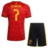 Belgia De Bruyne 7 Pelipaita Koti MM-Kisat 2026 - Lasten