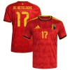 Belgia De Ketelaere 17 Pelipaita Koti MM-Kisat 2026 Belgia De Ketelaere 17 Pelipaita Koti MM-Kisat 2026