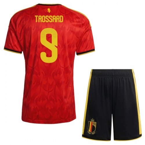 Belgia Trossard 9 Pelipaita Koti MM-Kisat 2026 - Lasten Belgia Trossard 9 Pelipaita Koti MM-Kisat 2026 - Lasten