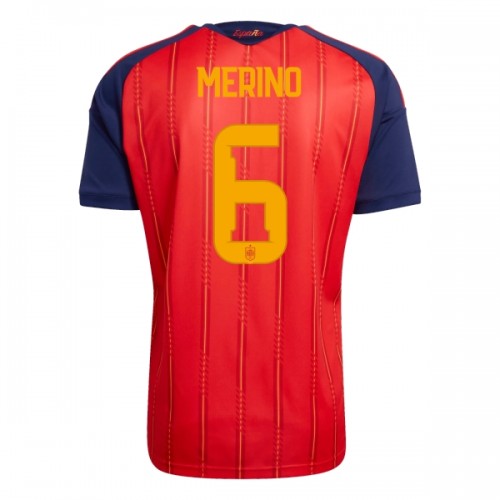 Espanja Merino 6 Pelipaita Koti MM-Kisat 2026 Espanja Merino 6 Pelipaita Koti MM-Kisat 2026