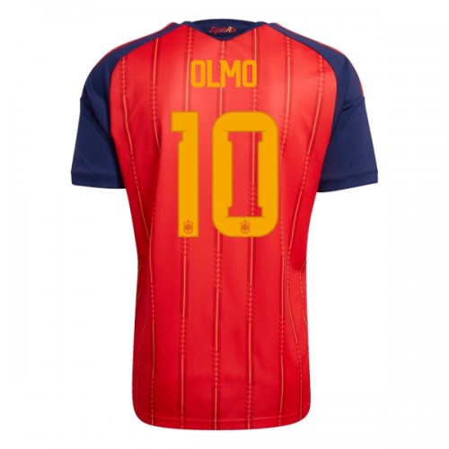 Espanja Olmo 10 Pelipaita Koti MM-Kisat 2026 Espanja Olmo 10 Pelipaita Koti MM-Kisat 2026