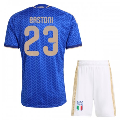 Italia Bastoni 23 Pelipaita Koti MM-Kisat 2026 - Lasten Italia Bastoni 23 Pelipaita Koti MM-Kisat 2026 - Lasten