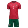 Portugali Ronaldo 7 Pelipaita Koti MM-Kisat 2026 - Lasten