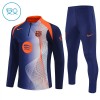 FC Barcelona Quarter Zip Training Huppari 2025-26 Sininen - Lasten