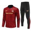 Feyenoord Rotterdam Rotterdam Quarter Zip Training Huppari 2025-26 Punainen