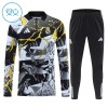 Real Madrid Marvel Quarter Zip Training Huppari 2026-27 Musta - Lasten