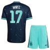 Saksa Wirtz 17 Pelipaita Vieras MM-Kisat 2026 - Lasten