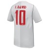 Kanada J. David 10 Pelipaita Kolmas MM-Kisat 2026 Kanada J. David 10 Pelipaita Kolmas MM-Kisat 2026