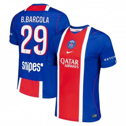 Paris Saint-Germain Bradley Barcola 29 Pelipaita Koti 2026-27 Paris Saint-Germain Bradley Barcola 29 Pelipaita Koti 2026-27
