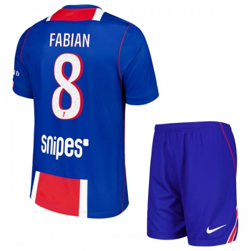Paris Saint-Germain Fabian 8 Pelipaita Koti 2026-27 - Lasten Paris Saint-Germain Fabian 8 Pelipaita Koti 2026-27 - Lasten