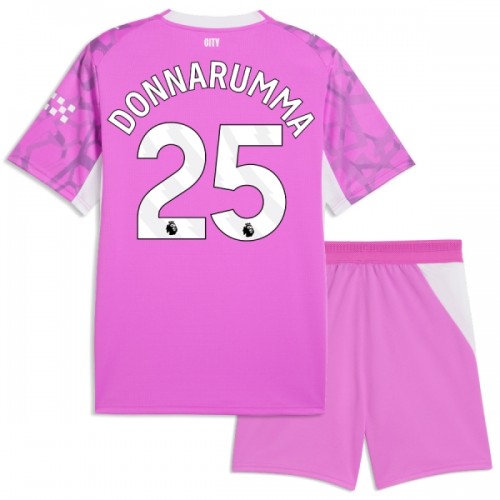 Manchester City Donnarumma 25 Pelipaita Vieras Maalivahti 2026-27 Pinkki - Lasten Manchester City Donnarumma 25 Pelipaita Vieras Maalivahti 2026-27 Pinkki - Lasten