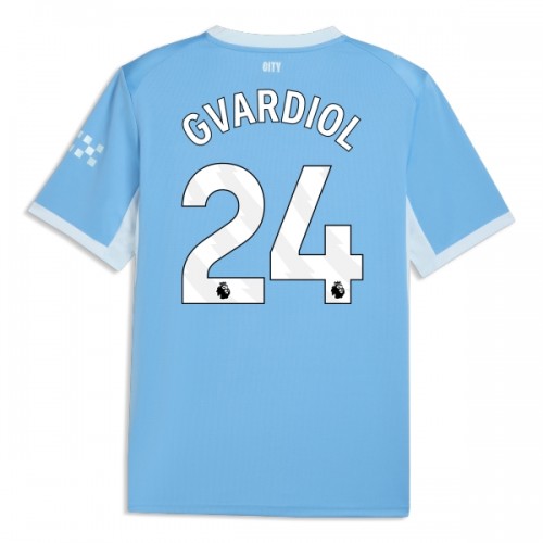 Manchester City Gvardiol 24 Pelipaita Koti 2026-27 Manchester City Gvardiol 24 Pelipaita Koti 2026-27