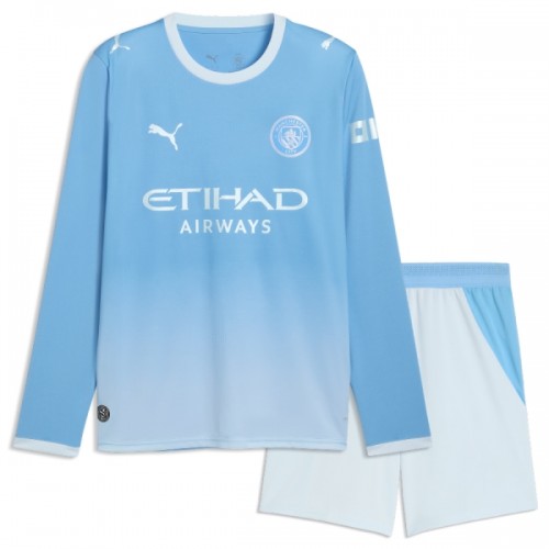 Manchester City Pelipaita Koti 2026-27 Pitkähihainen - Lasten Manchester City Pelipaita Koti 2026-27 Pitkähihainen - Lasten
