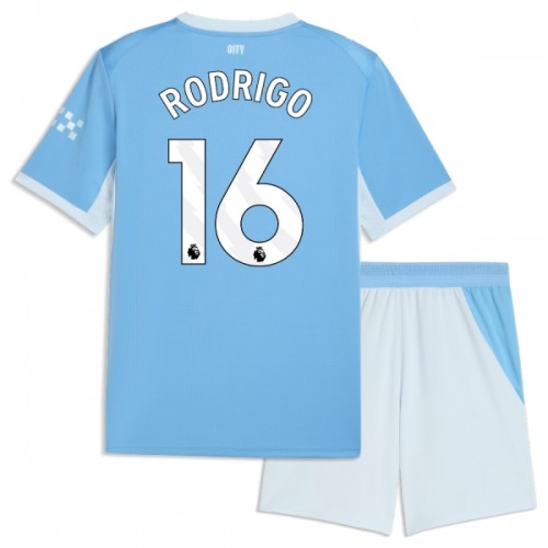 Manchester City Rodrigo 16 Pelipaita Koti 2026-27 - Lasten Manchester City Rodrigo 16 Pelipaita Koti 2026-27 - Lasten