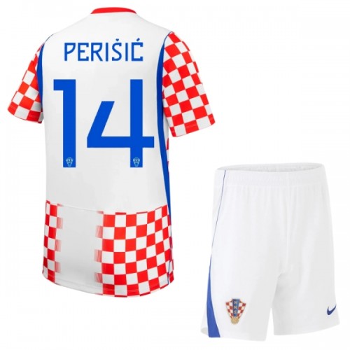 Kroatia Perišić 14 Pelipaita Koti MM-Kisat 2026 - Lasten Kroatia Perišić 14 Pelipaita Koti MM-Kisat 2026 - Lasten