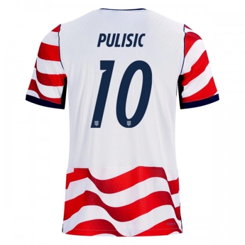 Yhdysvallat Pulisic 10 Pelipaita Koti MM-Kisat 2026 Yhdysvallat Pulisic 10 Pelipaita Koti MM-Kisat 2026