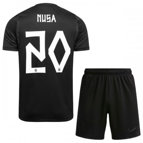 Norja Nusa 20 Pelipaita Vieras MM-Kisat 2026 - Lasten Norja Nusa 20 Pelipaita Vieras MM-Kisat 2026 - Lasten