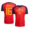 Espanja 2 Stars Rodrigo 16 Pelipaita Koti MM-Kisat 2026 Espanja 2 Stars Rodrigo 16 Pelipaita Koti MM-Kisat 2026