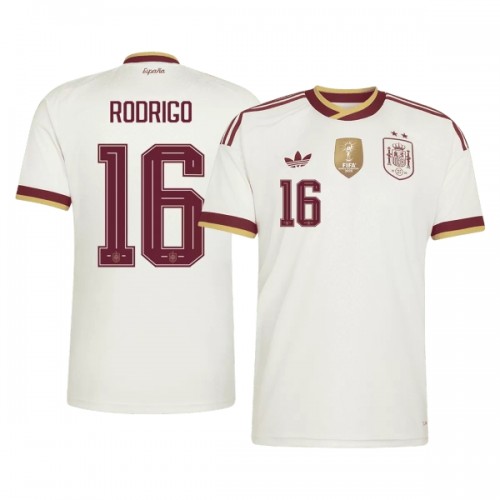 Espanja 2 Stars Rodrigo 16 Pelipaita Vieras MM-Kisat 2026 Espanja 2 Stars Rodrigo 16 Pelipaita Vieras MM-Kisat 2026