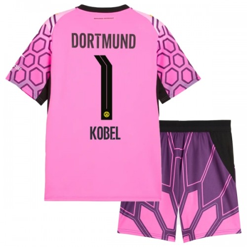 Borussia Dortmund Kobel 1 Pelipaita Vieras Maalivahti 2026-27 Pinkki - Lasten Borussia Dortmund Kobel 1 Pelipaita Vieras Maalivahti 2026-27 Pinkki - Lasten
