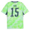 Sveitsi Djibril Sow 15 Pelipaita Vieras MM-Kisat 2026 Sveitsi Djibril Sow 15 Pelipaita Vieras MM-Kisat 2026