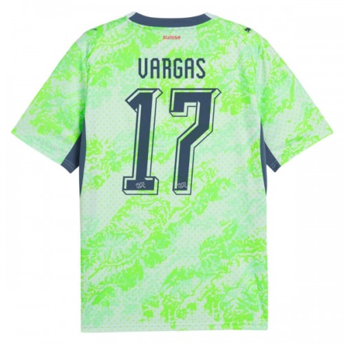 Sveitsi Vargas 17 Pelipaita Vieras MM-Kisat 2026 Sveitsi Vargas 17 Pelipaita Vieras MM-Kisat 2026