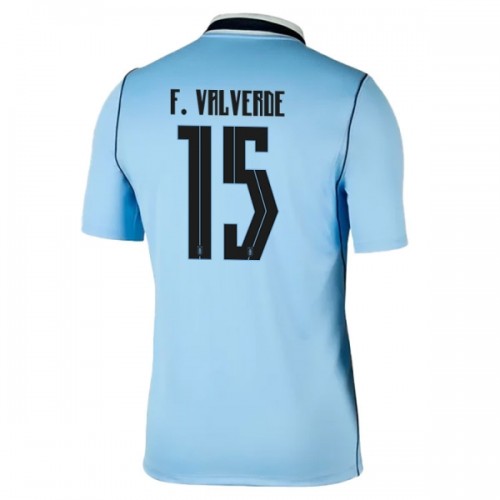 Uruguay Federico Valverde 15 Pelipaita Koti MM-Kisat 2026 Uruguay Federico Valverde 15 Pelipaita Koti MM-Kisat 2026