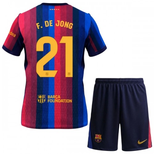 FC Barcelona F. De Jong 21 Pelipaita Koti 2026-27 - Lasten FC Barcelona F. De Jong 21 Pelipaita Koti 2026-27 - Lasten