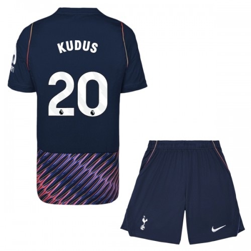 Tottenham Hotspur Kudus 20 Pelipaita Vieras 2026-27 - Lasten Tottenham Hotspur Kudus 20 Pelipaita Vieras 2026-27 - Lasten