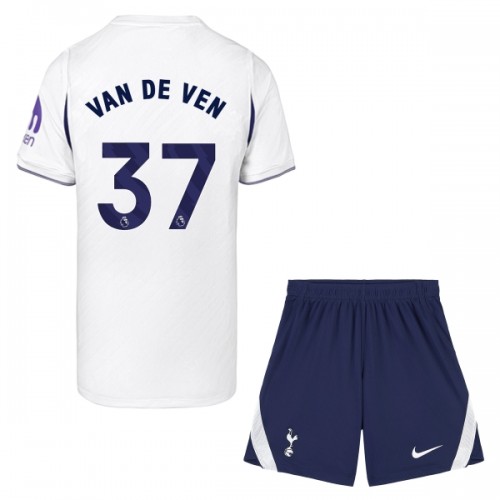 Tottenham Hotspur Van De Ven 37 Pelipaita Koti 2026-27 - Lasten Tottenham Hotspur Van De Ven 37 Pelipaita Koti 2026-27 - Lasten