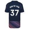 Tottenham Hotspur Van De Ven 37 Pelipaita Vieras 2026-27 Tottenham Hotspur Van De Ven 37 Pelipaita Vieras 2026-27