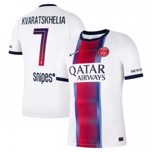 Paris Saint-Germain Kvaratskhelia 7 Pelipaita Vieras 2026-27 Paris Saint-Germain Kvaratskhelia 7 Pelipaita Vieras 2026-27