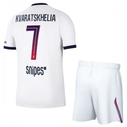 Paris Saint-Germain Kvaratskhelia 7 Pelipaita Vieras 2026-27 - Lasten Paris Saint-Germain Kvaratskhelia 7 Pelipaita Vieras 2026-27 - Lasten