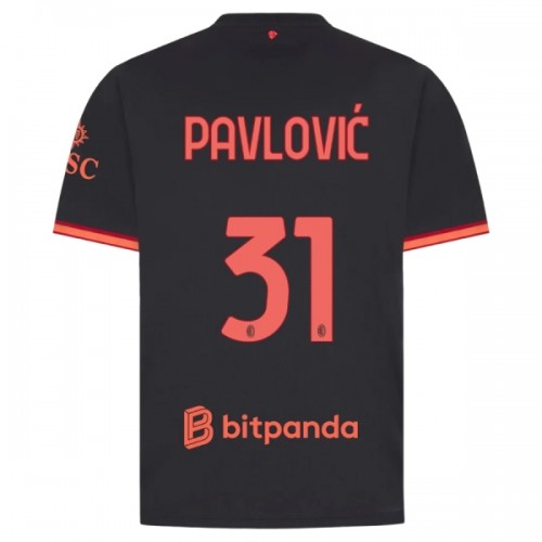 AC Milan Pavlovic 31 Pelipaita Kolmas 2026-27 AC Milan Pavlovic 31 Pelipaita Kolmas 2026-27
