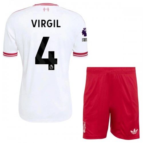 Liverpool Virgil 4 Pelipaita Vieras 2026-27 - Lasten Liverpool Virgil 4 Pelipaita Vieras 2026-27 - Lasten