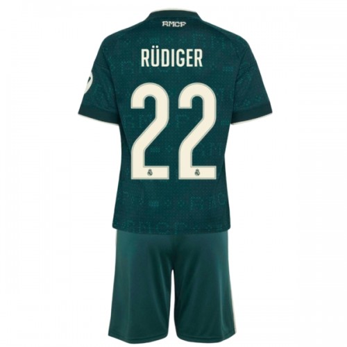 Real Madrid Rudiger 22 Pelipaita Vieras 2026-27 - Lasten Real Madrid Rudiger 22 Pelipaita Vieras 2026-27 - Lasten