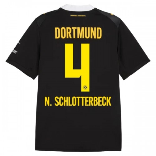 Borussia Dortmund N. Schlotterbeck 4 Pelipaita Vieras 2026-27 Borussia Dortmund N. Schlotterbeck 4 Pelipaita Vieras 2026-27