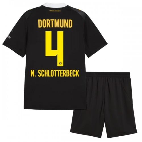 Borussia Dortmund N. Schlotterbeck 4 Pelipaita Vieras 2026-27 - Lasten Borussia Dortmund N. Schlotterbeck 4 Pelipaita Vieras 2026-27 - Lasten