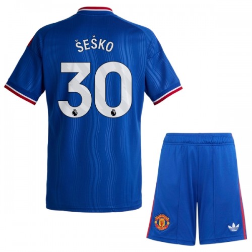 Manchester United Sesko 30 Pelipaita Vieras 2026-27 - Lasten Manchester United Sesko 30 Pelipaita Vieras 2026-27 - Lasten