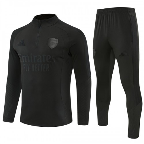 Arsenal Quarter Zip Training Huppari 2026-27 Musta Arsenal Quarter Zip Training Huppari 2026-27 Musta