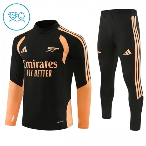 Arsenal Quarter Zip Training Huppari 2026-27 Musta - Lasten Arsenal Quarter Zip Training Huppari 2026-27 Musta - Lasten