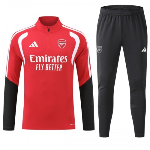 Arsenal Quarter Zip Training Huppari 2026-27 Punainen Arsenal Quarter Zip Training Huppari 2026-27 Punainen
