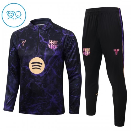 Barcelona Quarter Zip Training Huppari 2026-27 Musta - Lasten Barcelona Quarter Zip Training Huppari 2026-27 Musta - Lasten