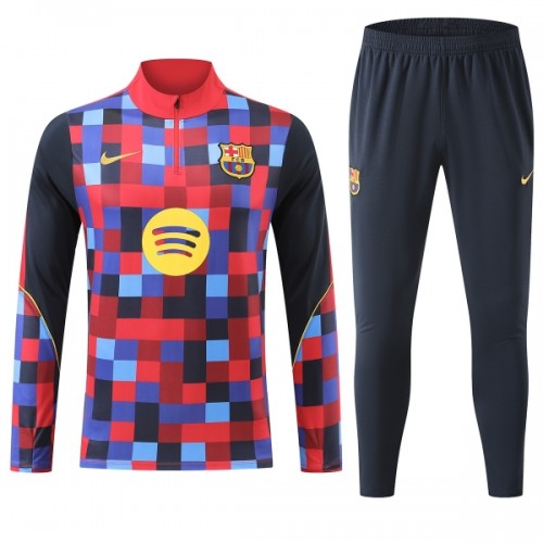 Barcelona Quarter Zip Training Huppari 2026-27 Punainen Barcelona Quarter Zip Training Huppari 2026-27 Punainen