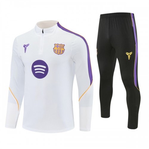 Barcelona Quarter Zip Training Huppari 2026-27 Valkoinen Barcelona Quarter Zip Training Huppari 2026-27 Valkoinen